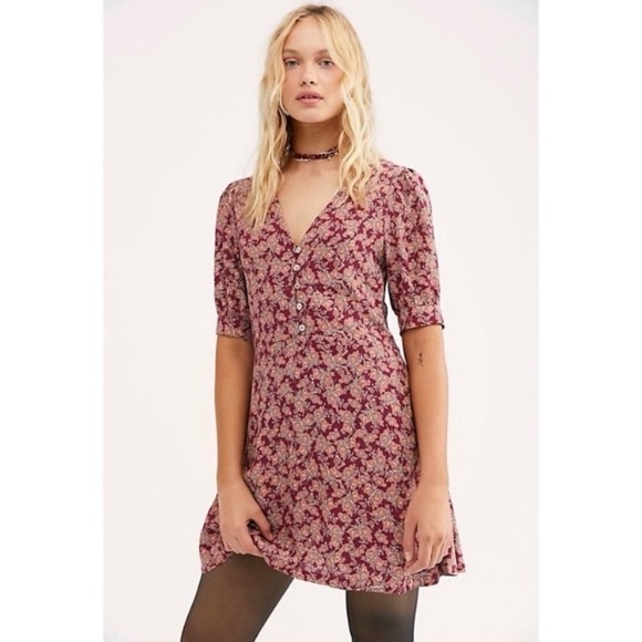 Free People Provence Floral Mini Dress - Picture 12 of 16